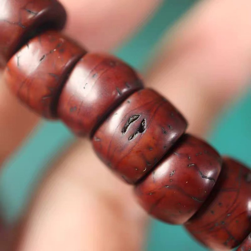 Old Tibetan Bodhi Seed Mala 6x8mm Seeds