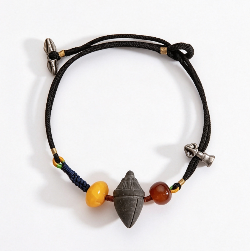 Tibetan Handmade Tsatsa Pendant Necklace