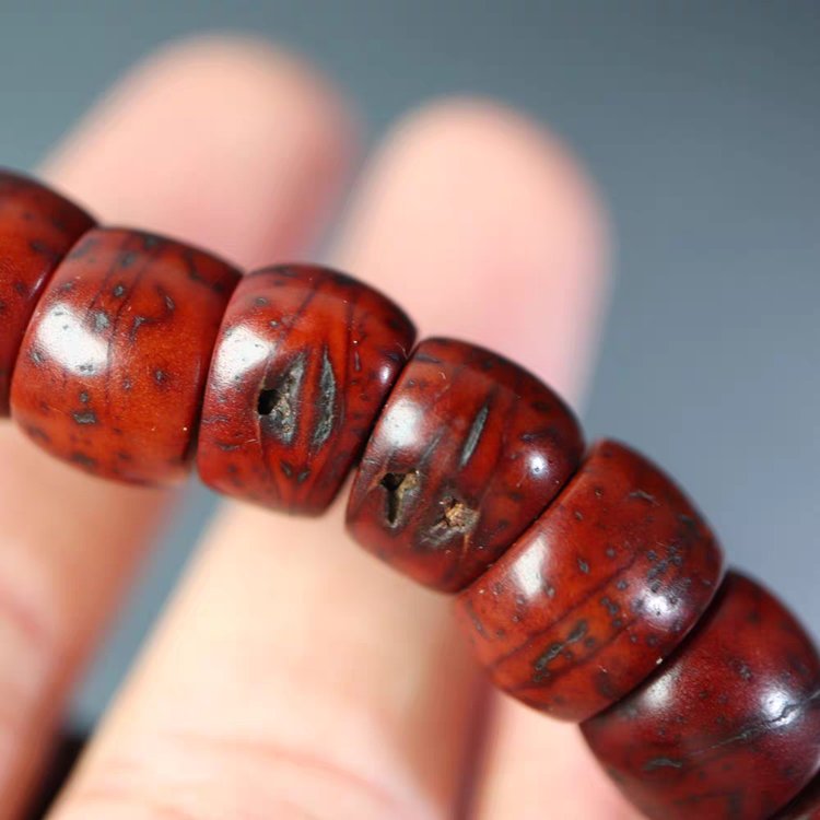 Old Tibetan Bodhi Seed Prayer Beads Bracelet