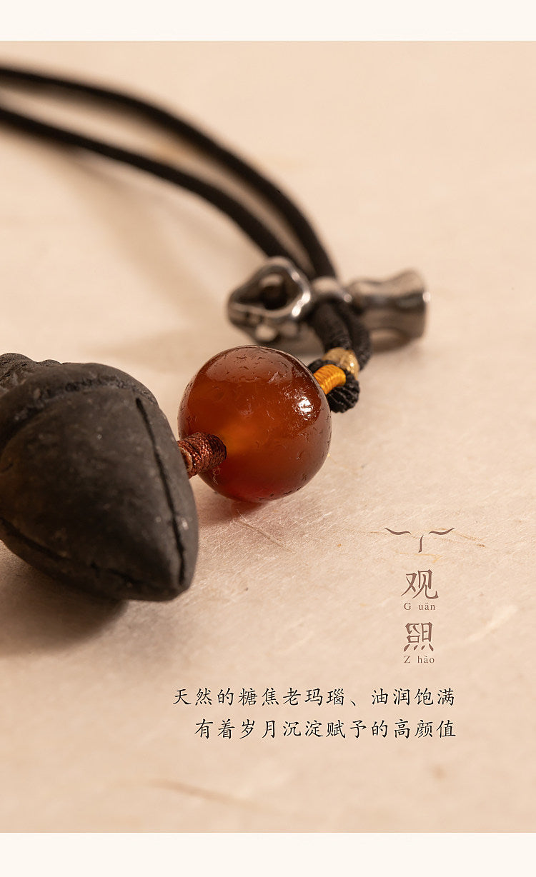 Tibetan Handmade Tsatsa Pendant Necklace
