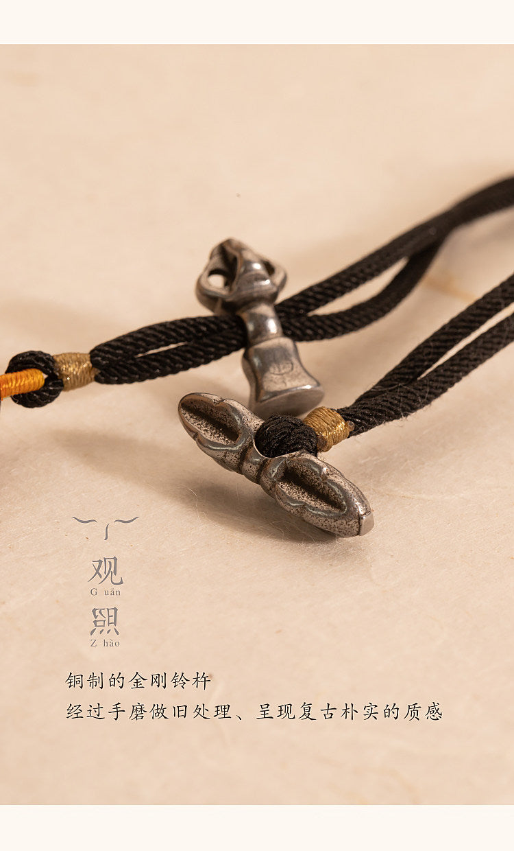 Tibetan Handmade Tsatsa Pendant Necklace