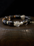 Black Tourmaline Woven Guard Bracelet