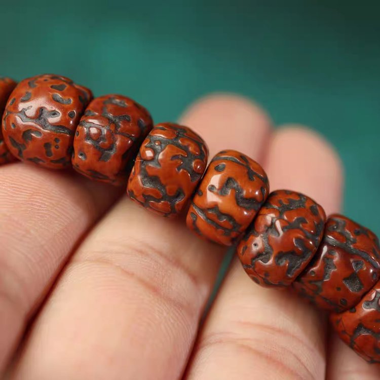 Antique Tibetan Rudraksha Wrist Mala