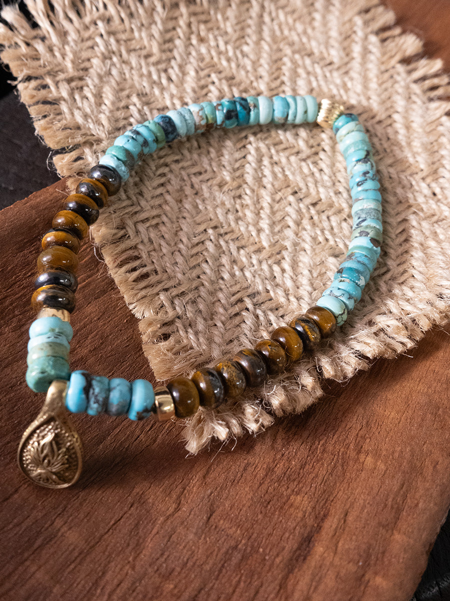 Wealth Turquoise Empowerment Bracelet