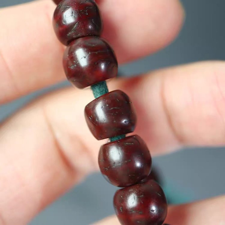 Old Tibetan Bodhi Seed Mala 6mm Seeds
