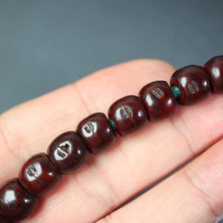 Old Tibetan Bodhi Seed Mala 6mm Seeds