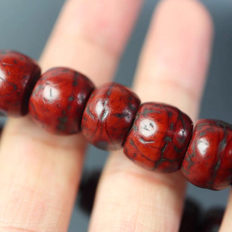 Old Tibetan Mala Beads Bodhi Seed