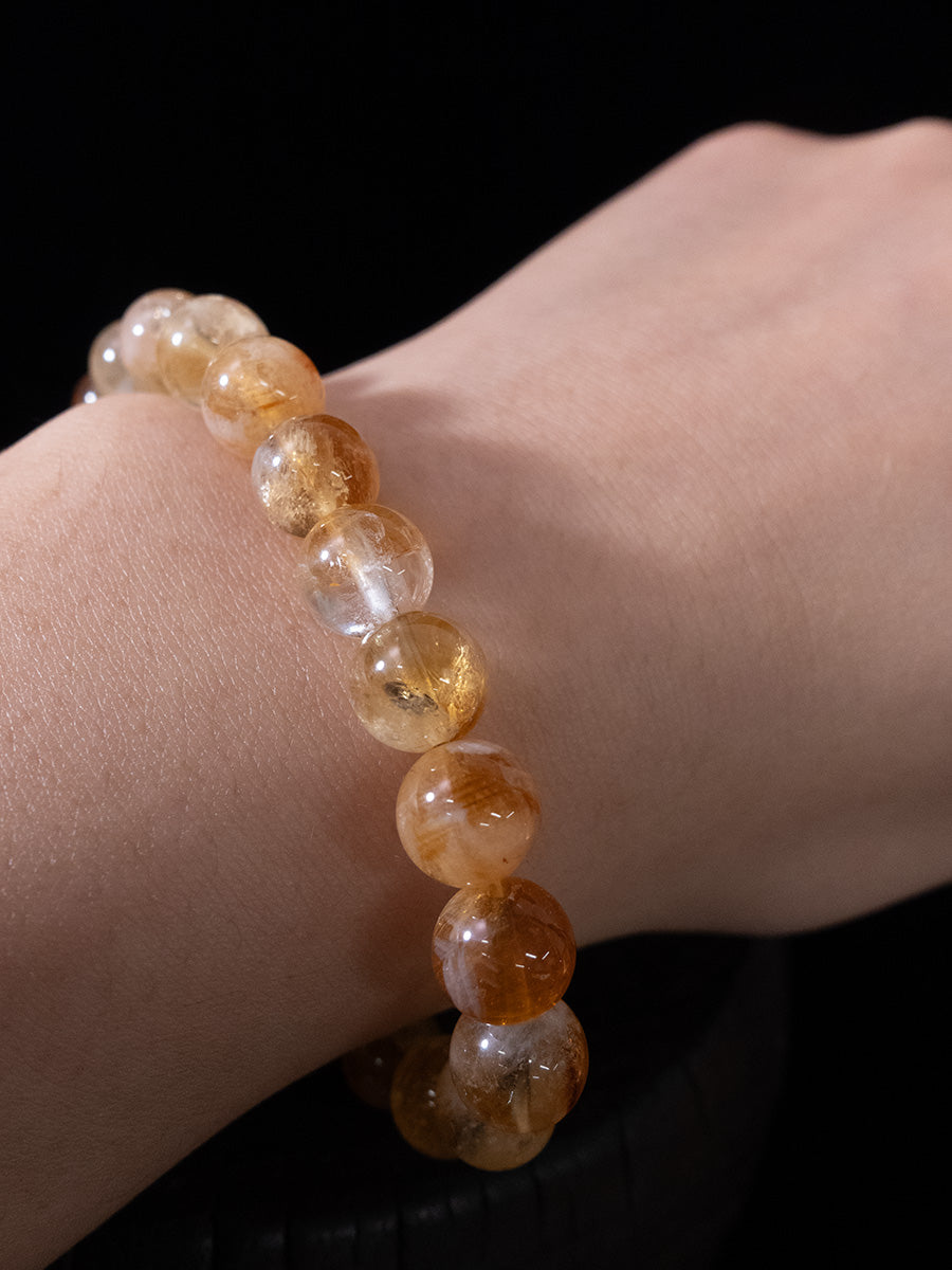 Himalayan Solar Abundance Citrine Crystal Bracelet