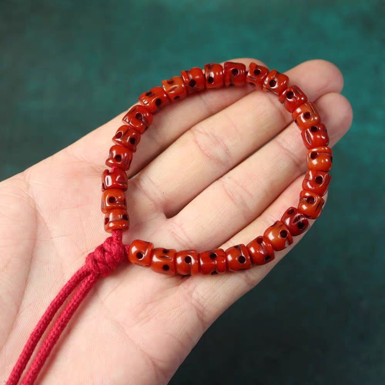 Tibetan Yak Bone Skull Beads