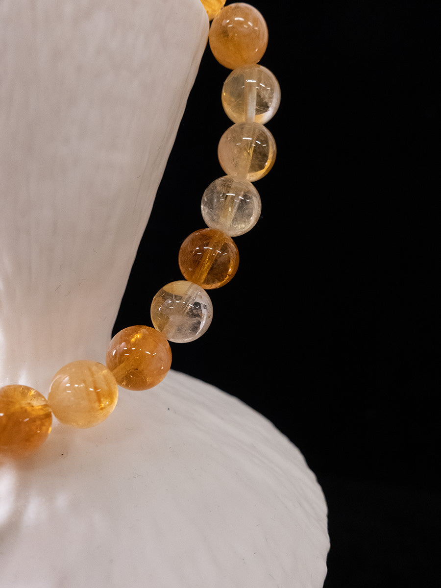 Himalayan Solar Abundance Citrine Crystal Bracelet
