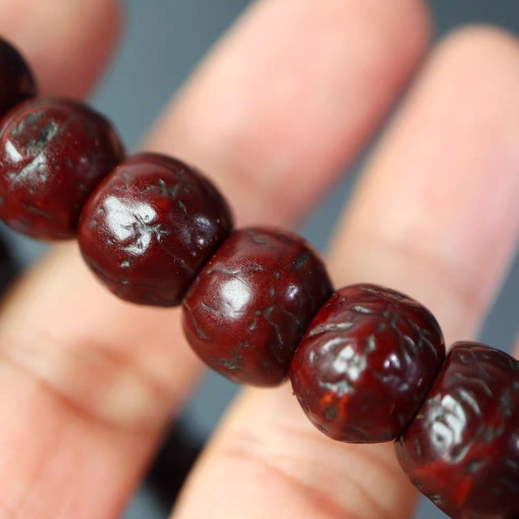 Old Tibetan Bodhi Seed Wrist Mala
