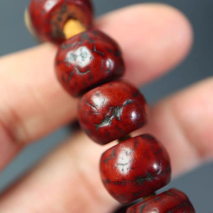 Old Tibetan Mala Beads Bodhi Seed