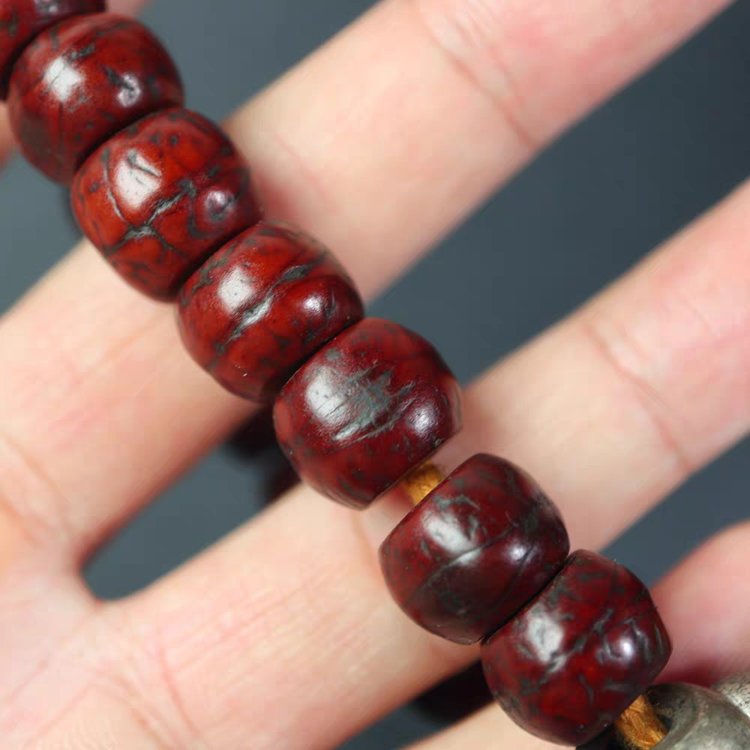 Old Tibetan Mala Beads Bodhi Seed