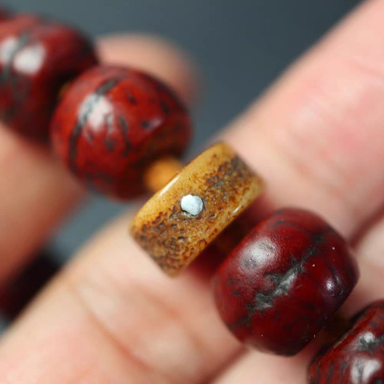 Old Tibetan Mala Beads Bodhi Seed