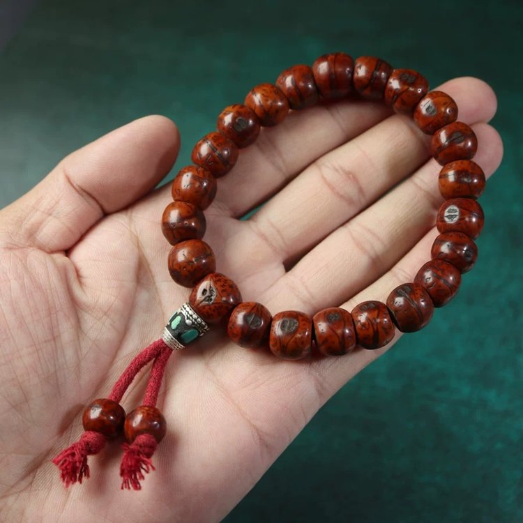 Old Tibetan Bodhi Seed Wrist Mala