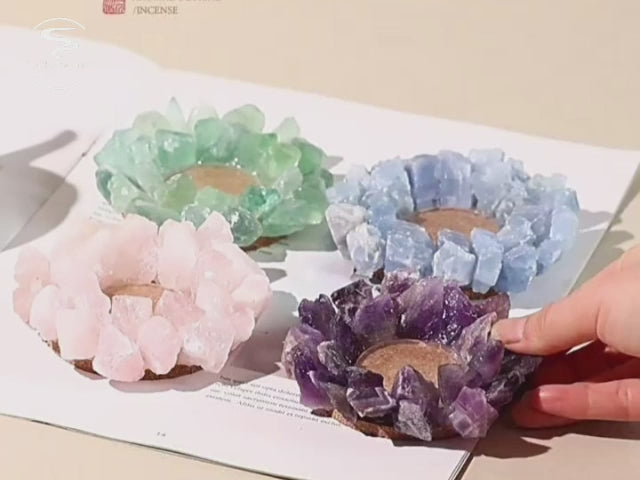 Crystal Incense Holder
