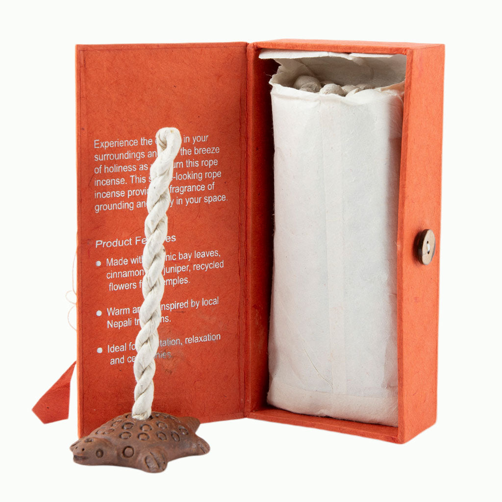 Handcrafted Rope & Stick Incense Gift Set