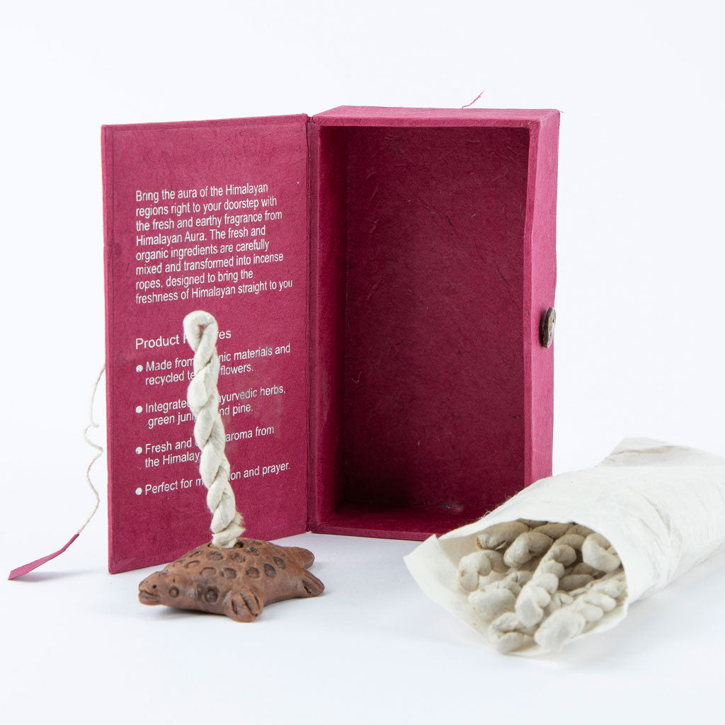 Handcrafted Rope & Stick Incense Gift Set