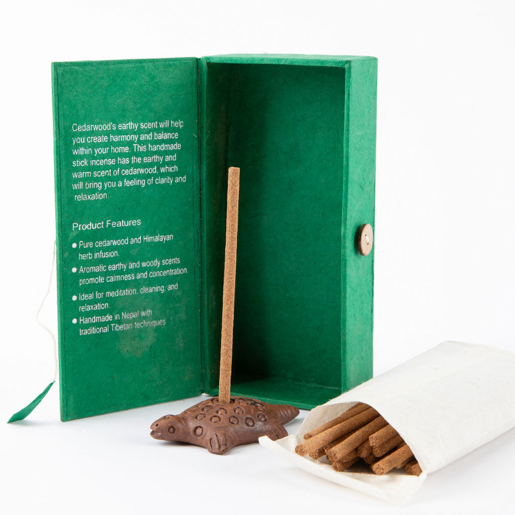 Handcrafted Rope & Stick Incense Gift Set