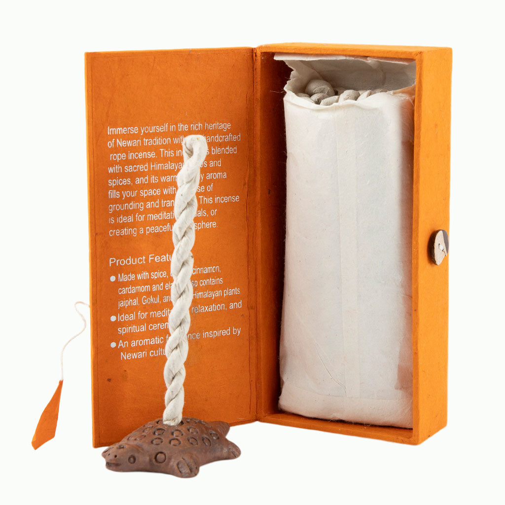 Handcrafted Rope & Stick Incense Gift Set