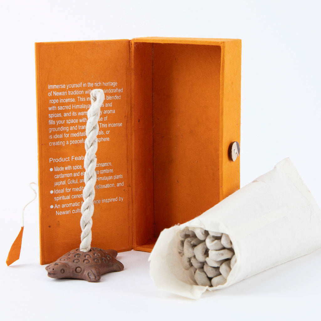 Handcrafted Rope & Stick Incense Gift Set