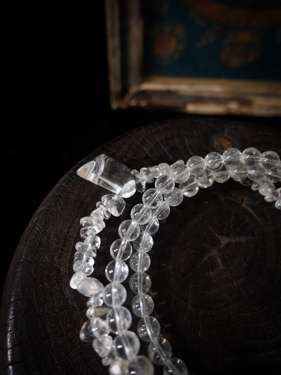 Sky Light Clear Quartz Crystal Energy Bracelet