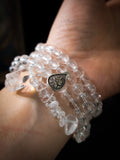 Sky Light Clear Quartz Crystal Energy Bracelet