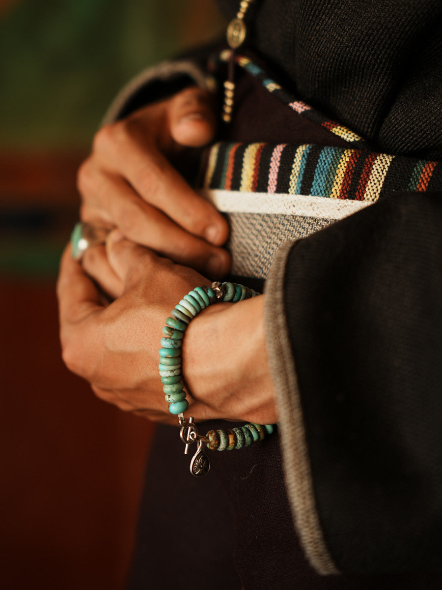 Wealth Empowerment Turquoise Energy Bracelet