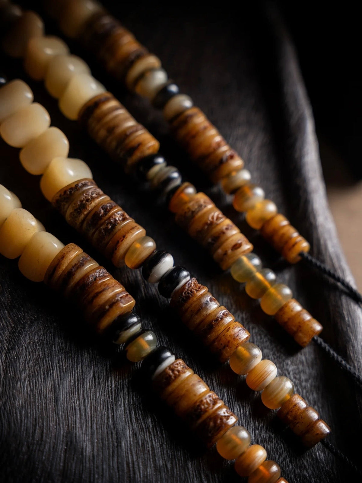Mahakala Path Bone Bracelet – Fearless Courage & Protection