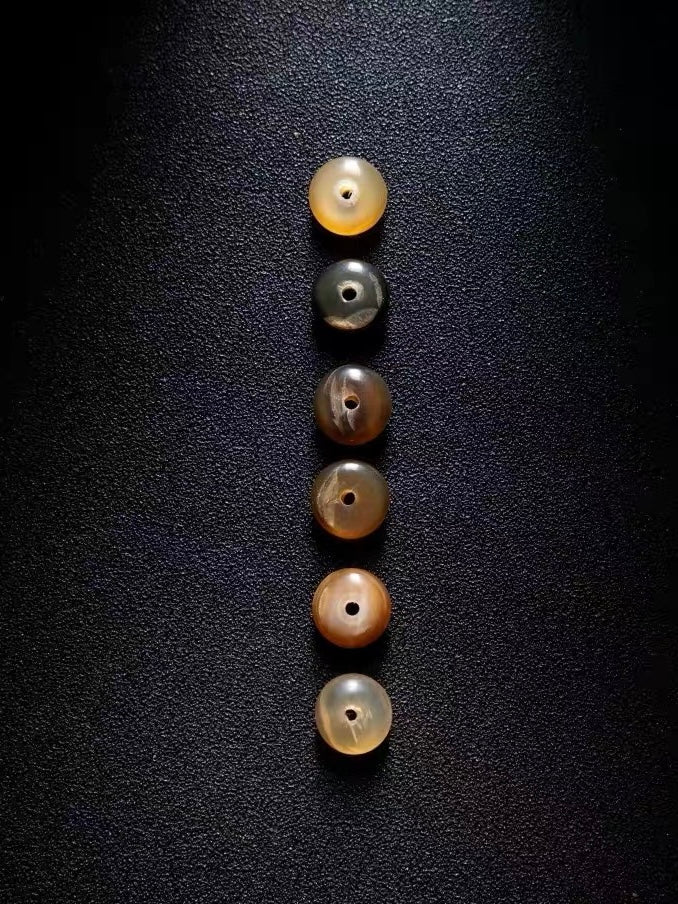 Yellow Jambhala Goat Horn 108 Mala Necklace for Prosperity and Abundance