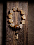 Citipati Skull Goat Horn Protection Bracelet
