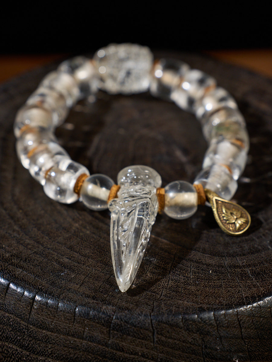 Unbreakable · Vajra Clear Crystal Bracelet