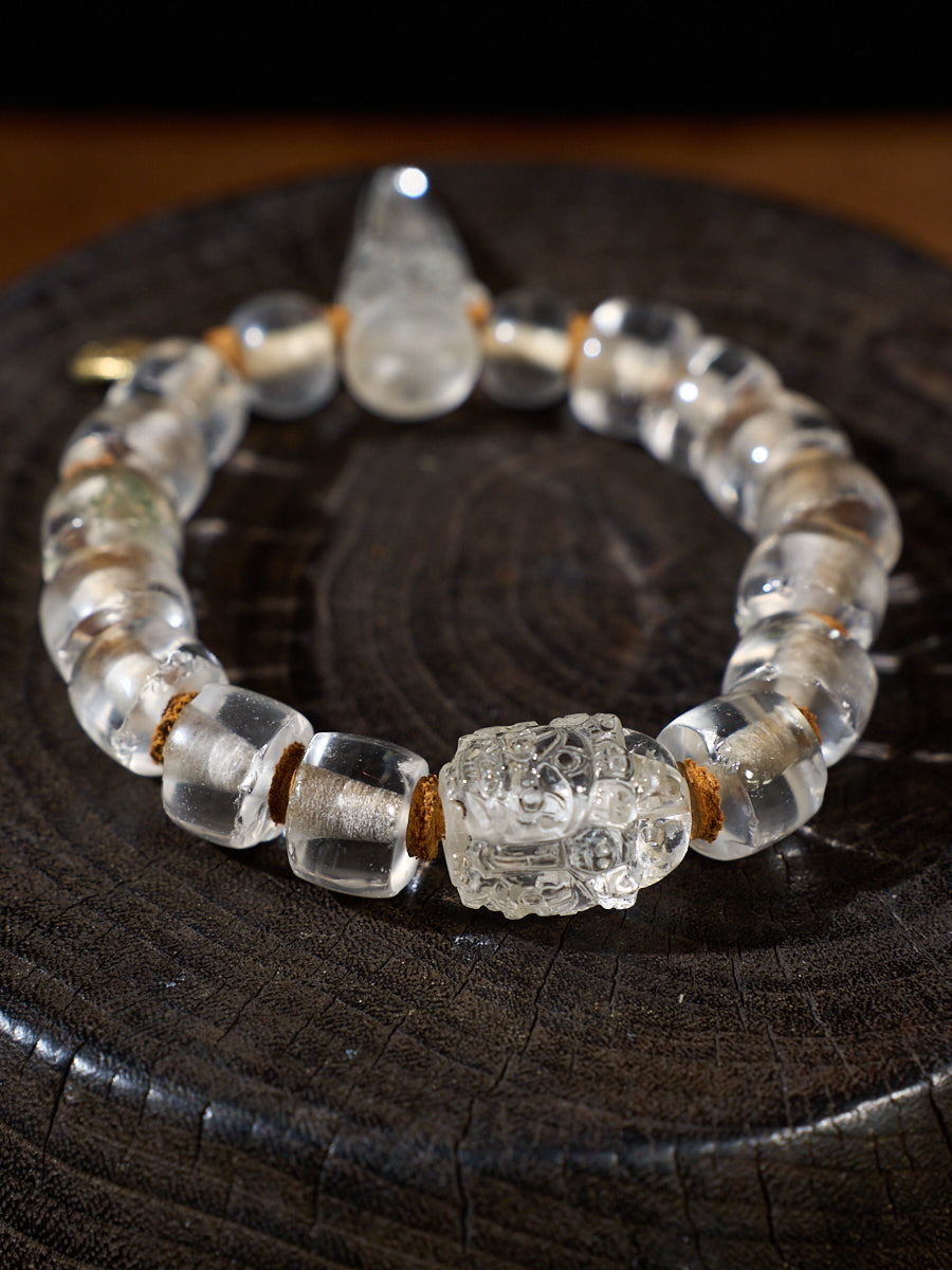 Unbreakable · Vajra Clear Crystal Bracelet