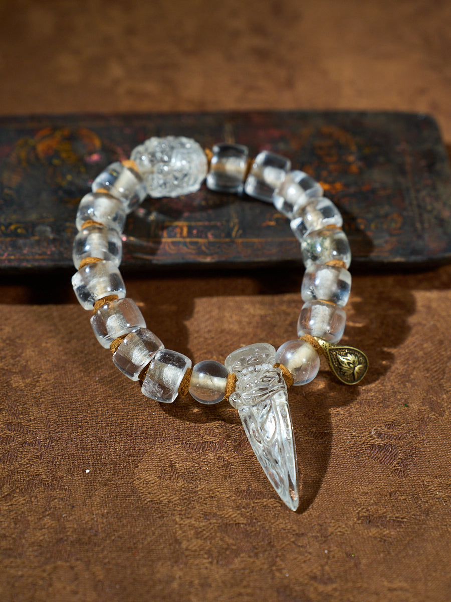 Unbreakable · Vajra Clear Crystal Bracelet