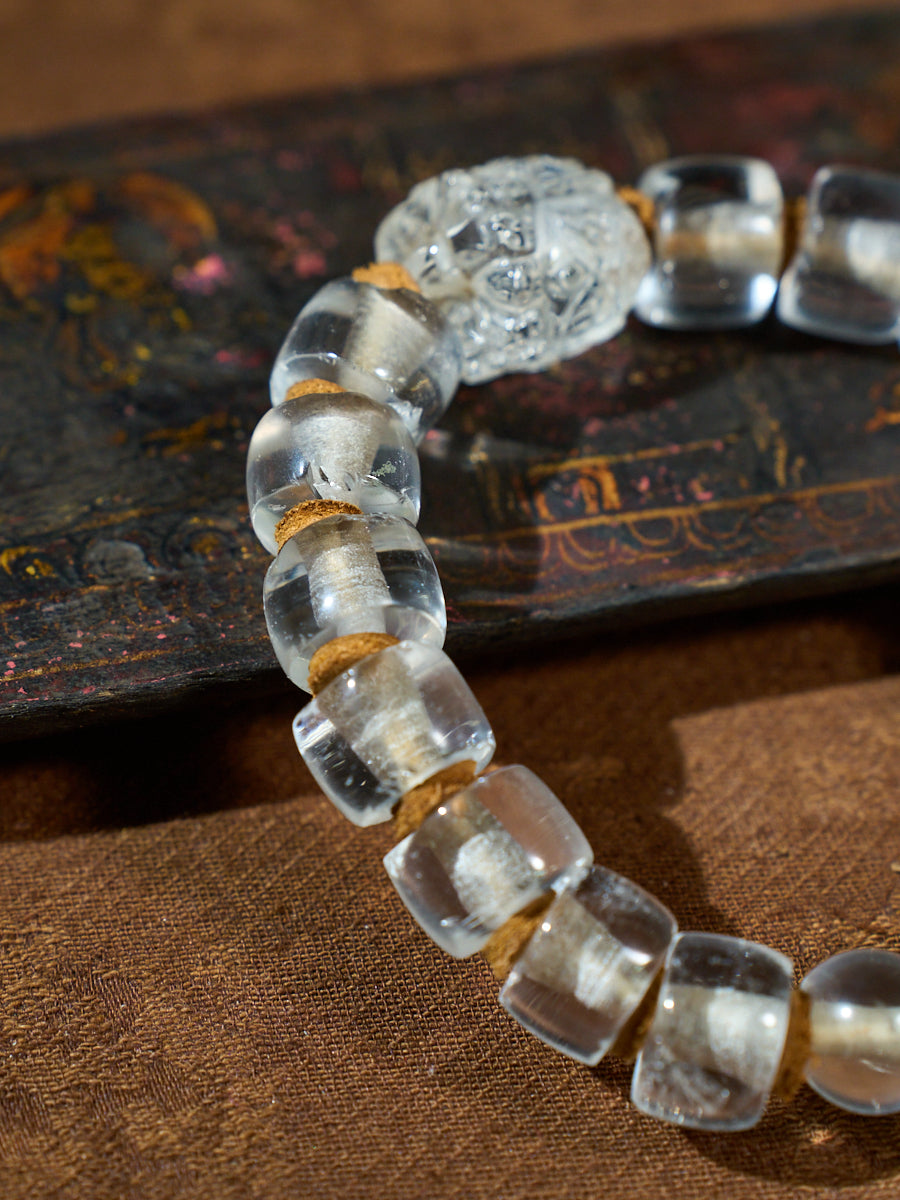 Unbreakable · Vajra Clear Crystal Bracelet