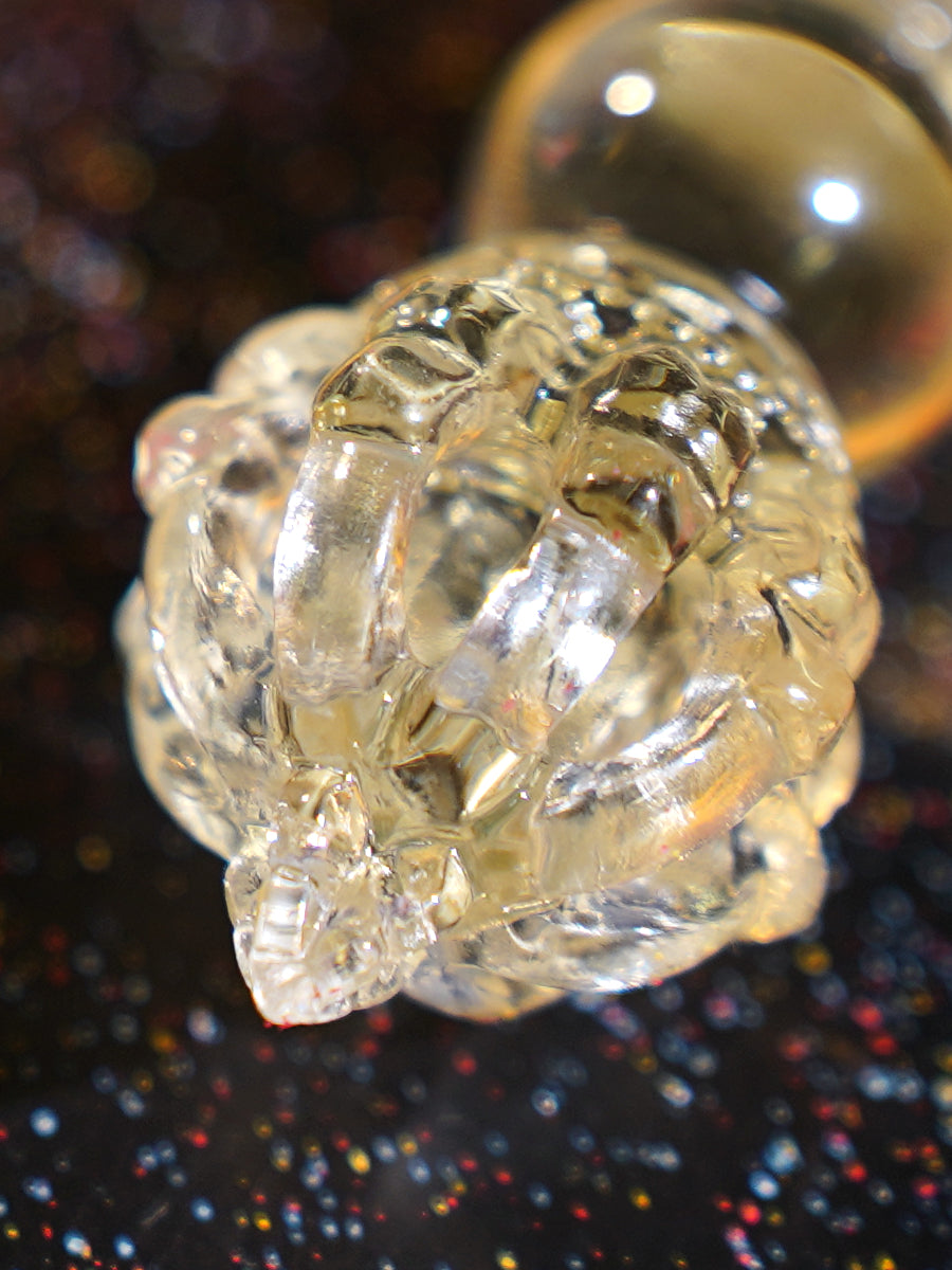 Tibetan Citrine Crystal Vajra Necklace