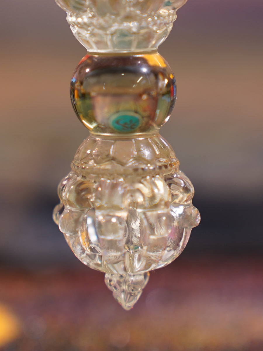 Tibetan Citrine Crystal Vajra Necklace