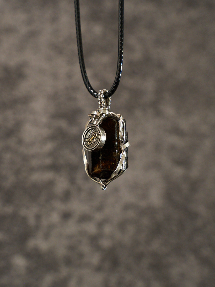 Vajra Totem Silver Pendant Necklace