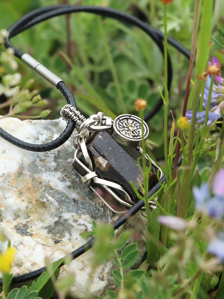 Vajra Totem Silver Pendant Necklace