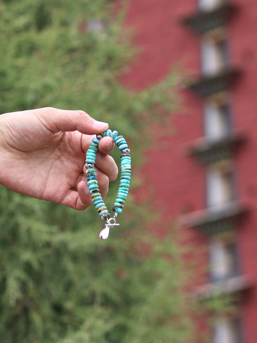 Wealth Empowerment Turquoise Energy Bracelet
