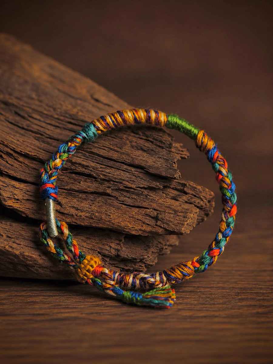 Five Colors Cotton Rope Bracelet