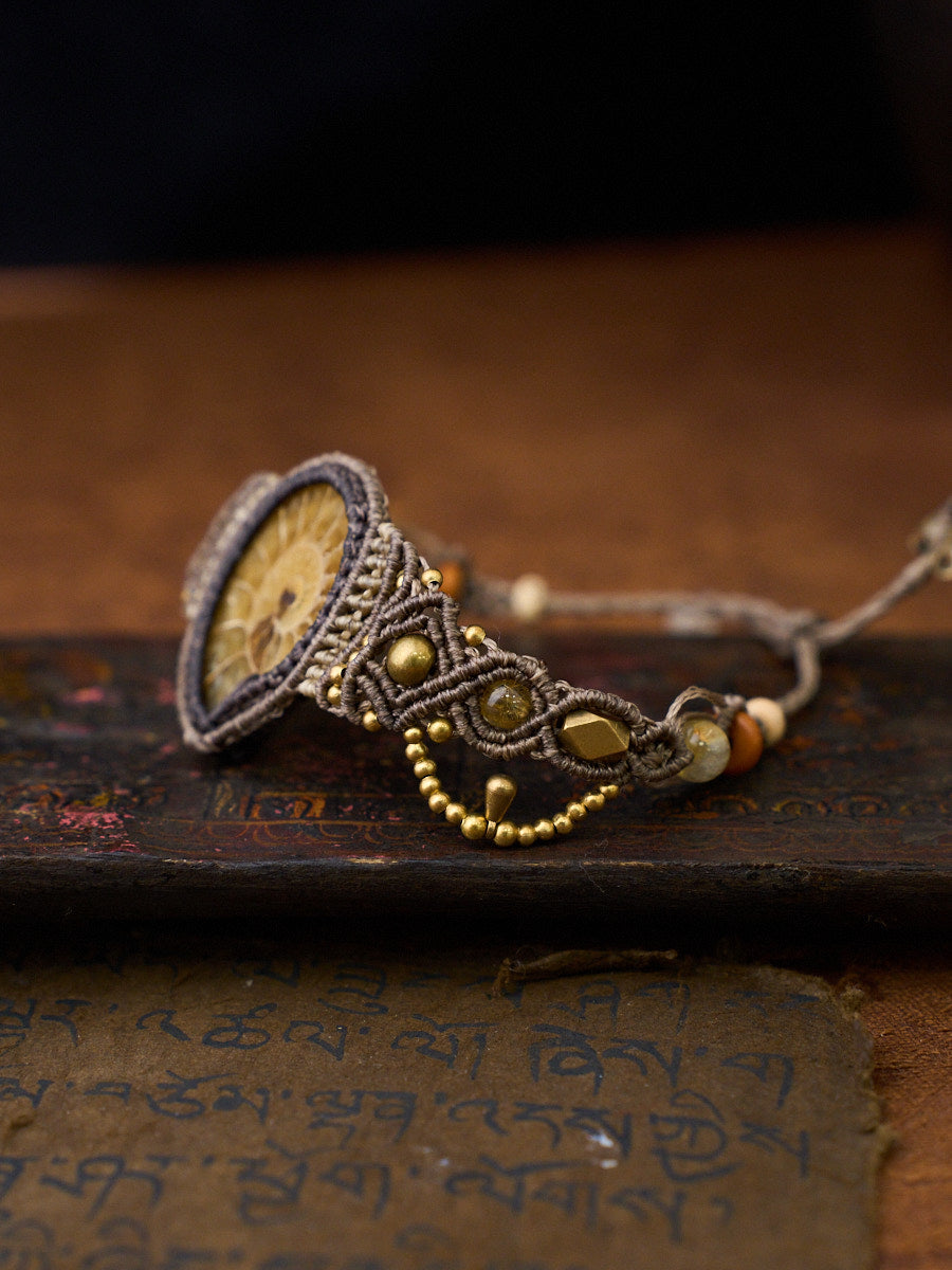 Woven Companion Bracelet & Ring Set