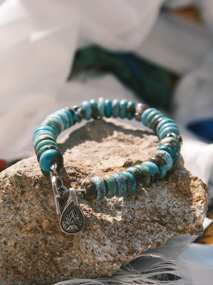 Wealth Empowerment Turquoise Energy Bracelet