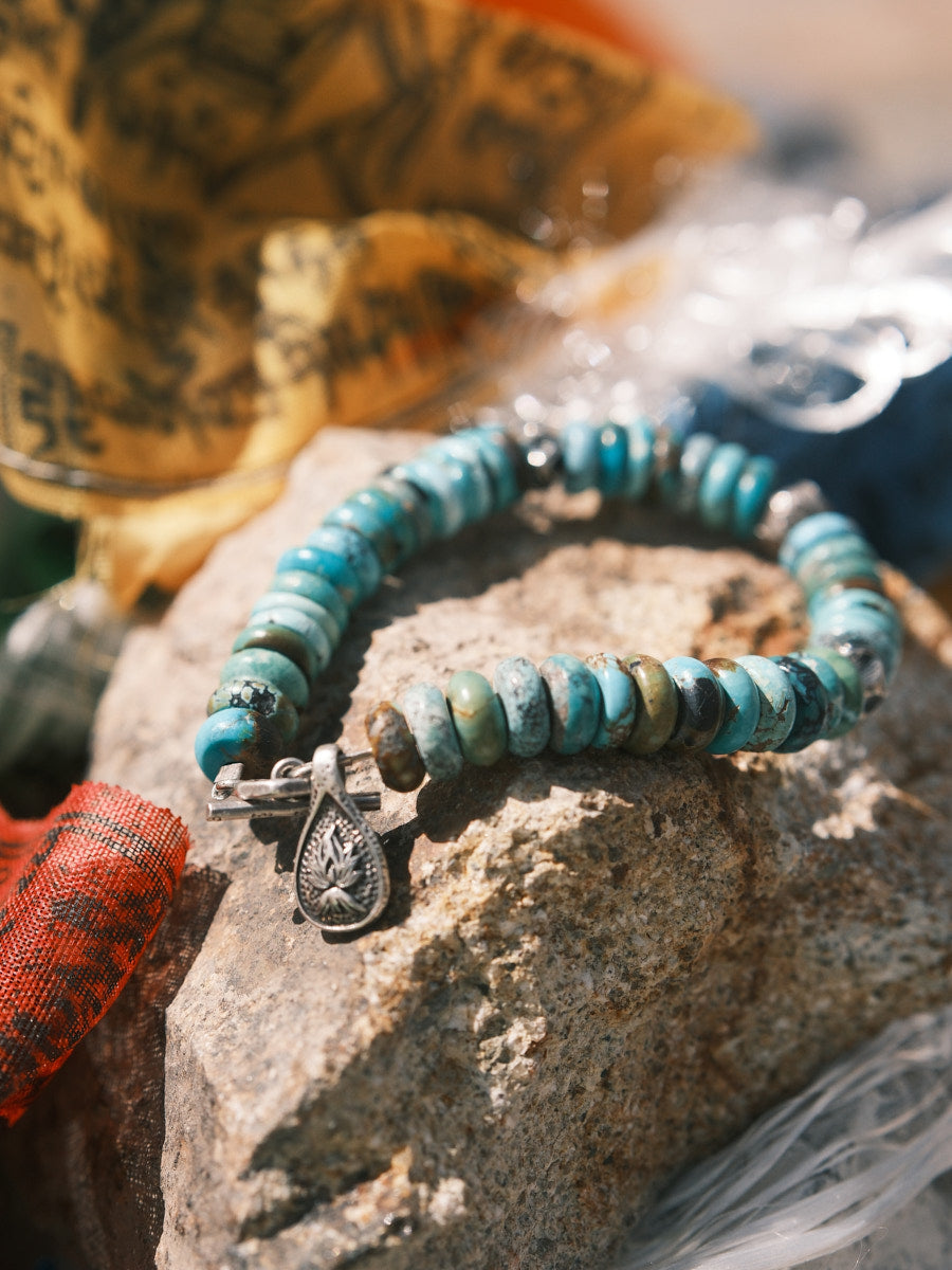 Wealth Empowerment Turquoise Energy Bracelet