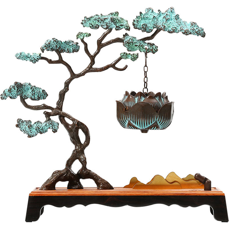 Guest-Greeting Pine Backflow Incense Burner