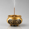 Small Copper Dragon Stick Incense Burner