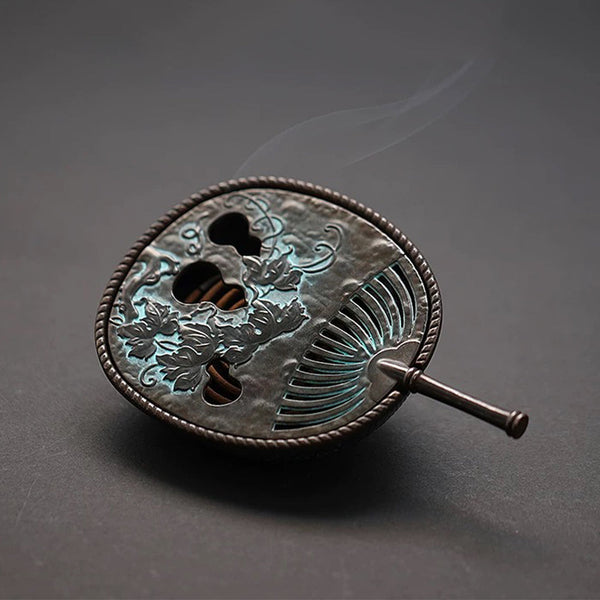 Japanese Hollow Gourd Design Incense Burner