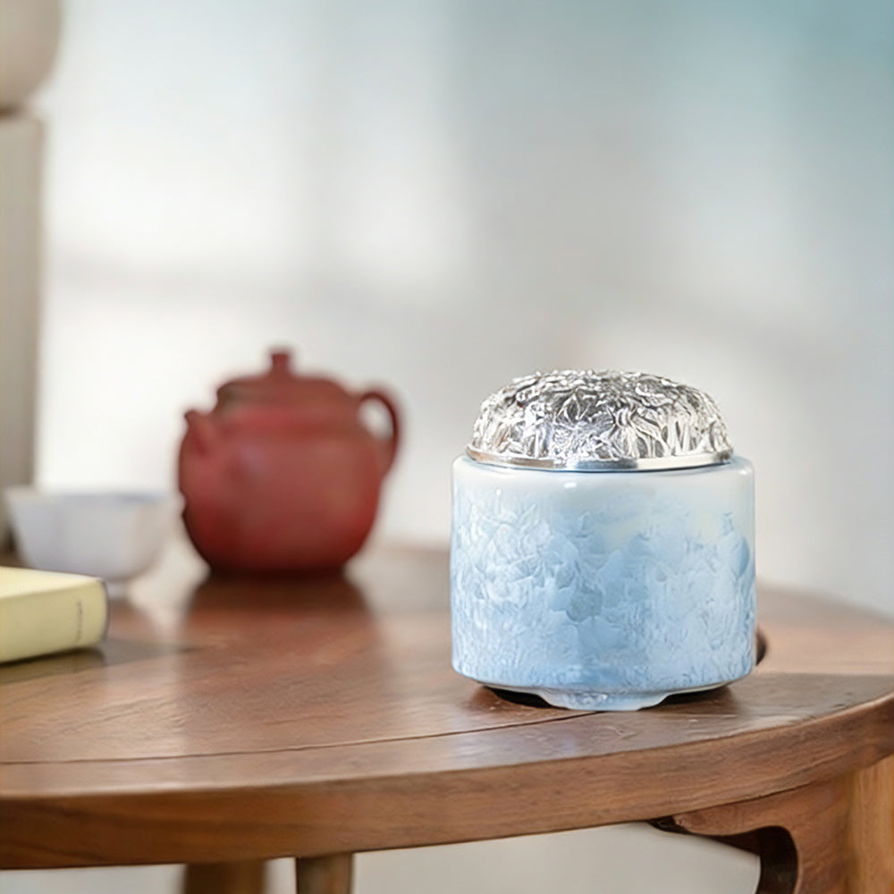 Ice Crystal Glaze Electric Incense Burner