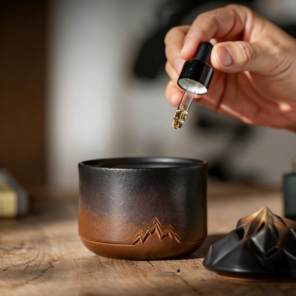 Mountain Designed Portable Electric Incense Burner