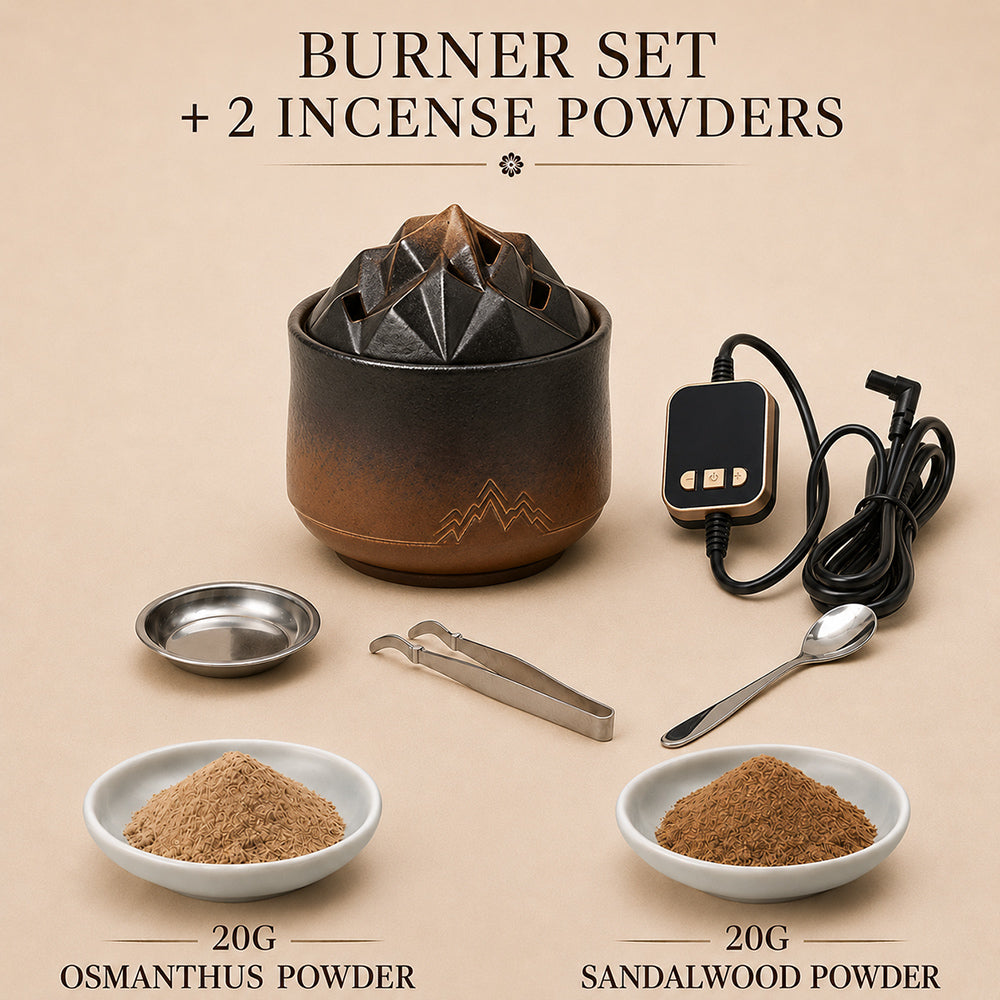 Mountain Designed Portable Electric Incense Burner